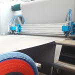 Doppio taglio per cimosa su impianto automatica